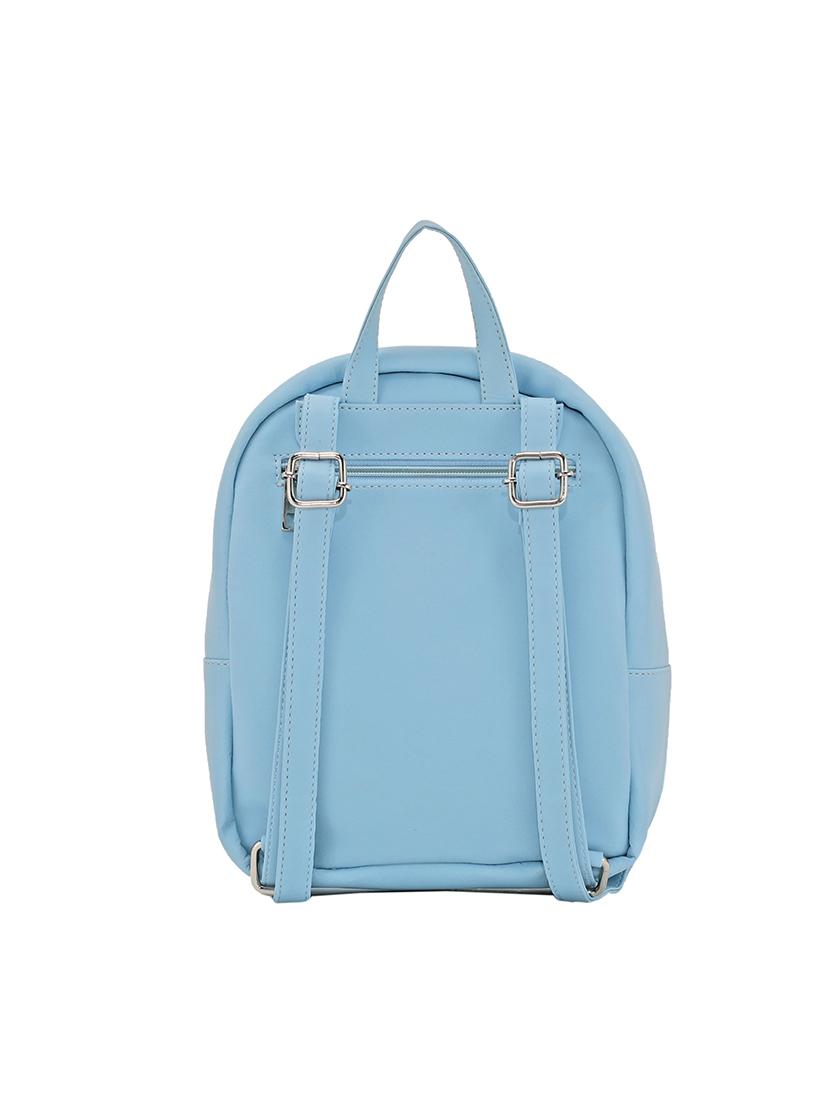 blue leatherette (pu) regular backpack - 17930107 - Zoom Image - 2