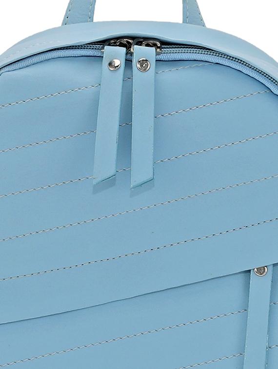 blue leatherette (pu) regular backpack - 17930107 - Zoom Image - 4