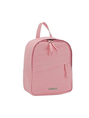 pink leatherette (pu) regular backpack - 17930108 - Standard Image - 5