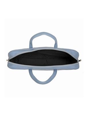 blue leatherette (pu) regular laptop bag - 17930177 - Standard Image - 3