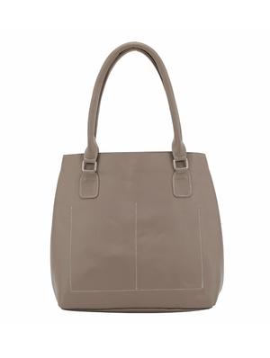 beige leatherette (pu) regular handbag - 17930349 - Standard Image - 2