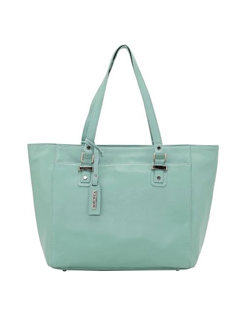 green leatherette (pu) regular handbag - 17930368 - Standard Image - 1