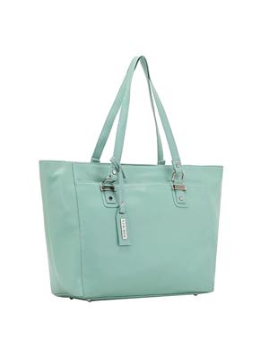 green leatherette (pu) regular handbag - 17930368 - Standard Image - 4
