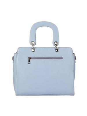 blue leatherette (pu) regular handbag - 17930427 - Standard Image - 2