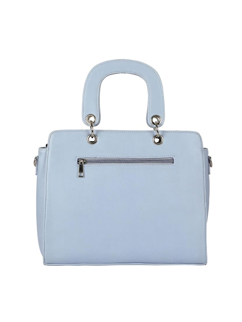 blue leatherette (pu) regular handbag - 17930427 - Zoom Image - 2