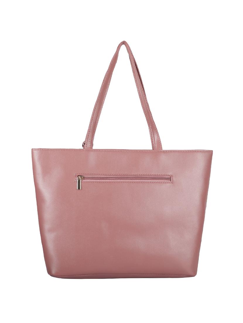 pink leatherette (pu) regular handbag - 17930445 - Zoom Image - 2