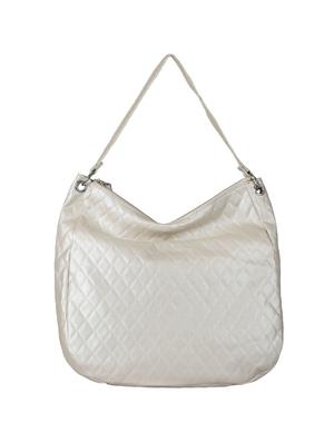 gold leatherette (pu) regular handbag - 17930459 - Standard Image - 2