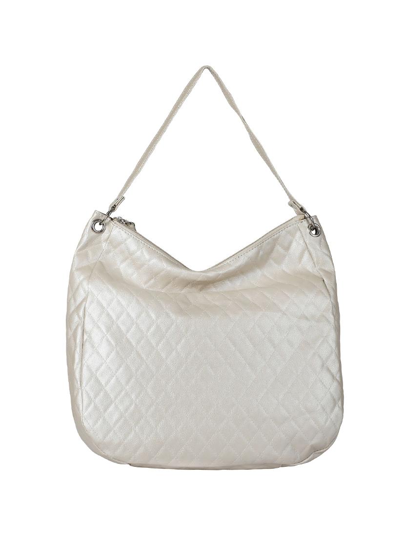 gold leatherette (pu) regular handbag - 17930459 - Zoom Image - 2