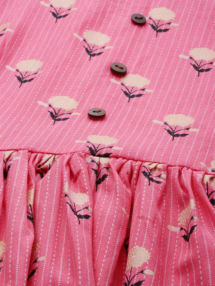 floral print fit & flare dress - 17930805 - Zoom Image - 4