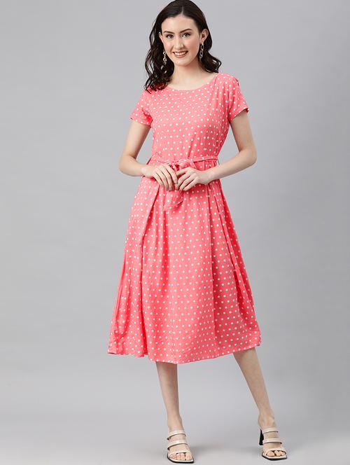 polka dress a-line dress - 17930812 - Standard Image - 1