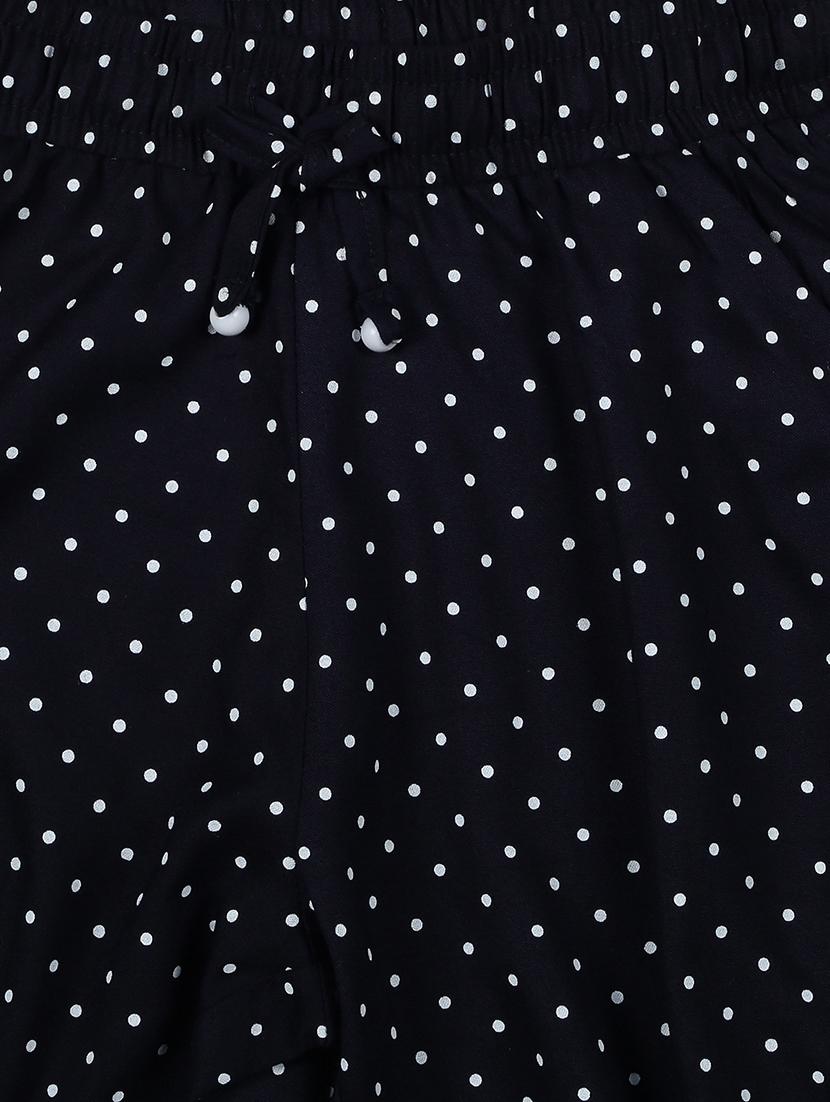 navy blue polka dot trouser - 17931311 - Zoom Image - 3