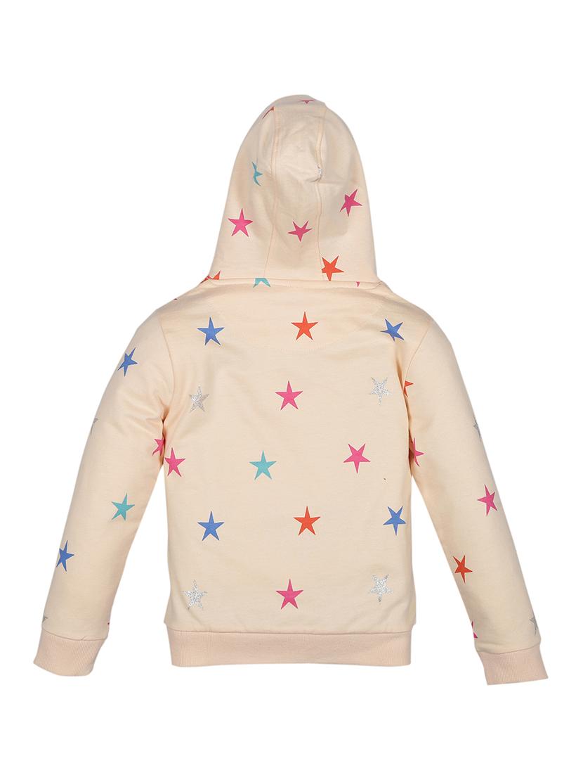 hooded neck printed sweatshirt - 17931323 - Zoom Image - 2