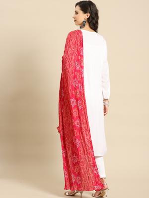 chikankari suit set - 17932987 - Standard Image - 3