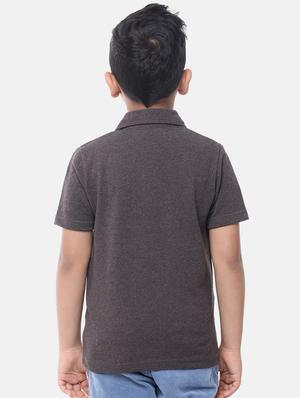 polo neck solid t-shirt - 17933245 - Standard Image - 3