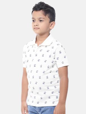 polo neck printed t-shirt - 17933248 - Standard Image - 2