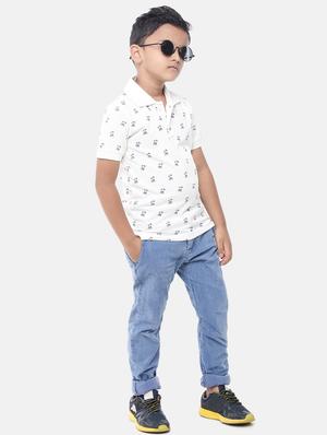 polo neck printed t-shirt - 17933248 - Standard Image - 4