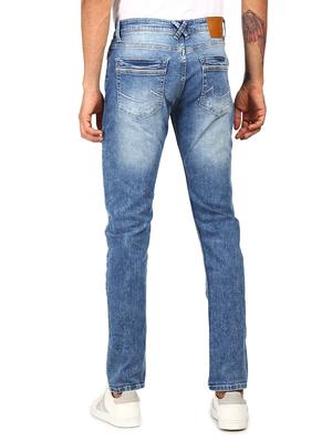 blue solid washed jean - 17933951 - Standard Image - 3