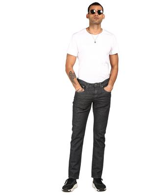 black solid washed jean - 17933954 - Standard Image - 4