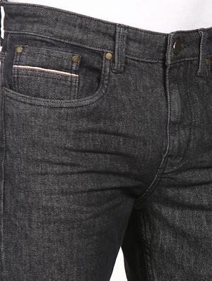 black solid washed jean - 17933954 - Standard Image - 5