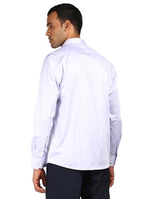 grey solid formal shirt - 17933963 - Standard Image - 3