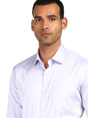 grey solid formal shirt - 17933963 - Standard Image - 5