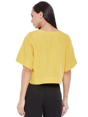 round neck printed regular top - 17933999 - Standard Image - 3