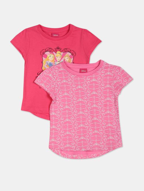 set of 2 round neck printed tee - 17934417 - Standard Image - 1