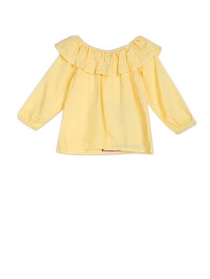 round neck printed top - 17934518 - Standard Image - 2
