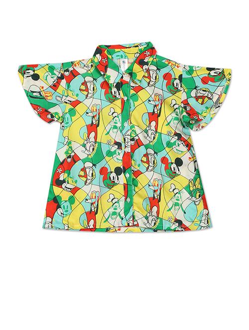 multi colored printed regular top - 17934520 - Standard Image - 1