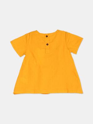 yellow solid regular top - 17934601 - Standard Image - 2