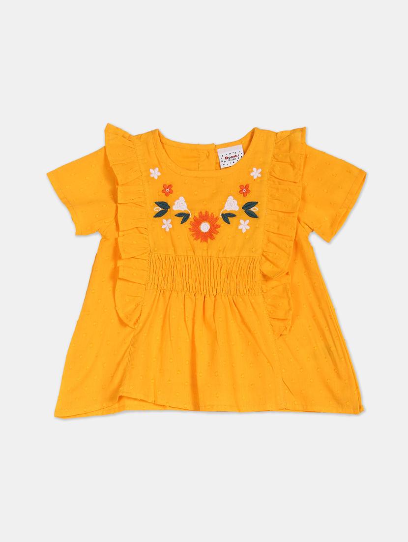 yellow solid regular top - 17934601 - Zoom Image - 1