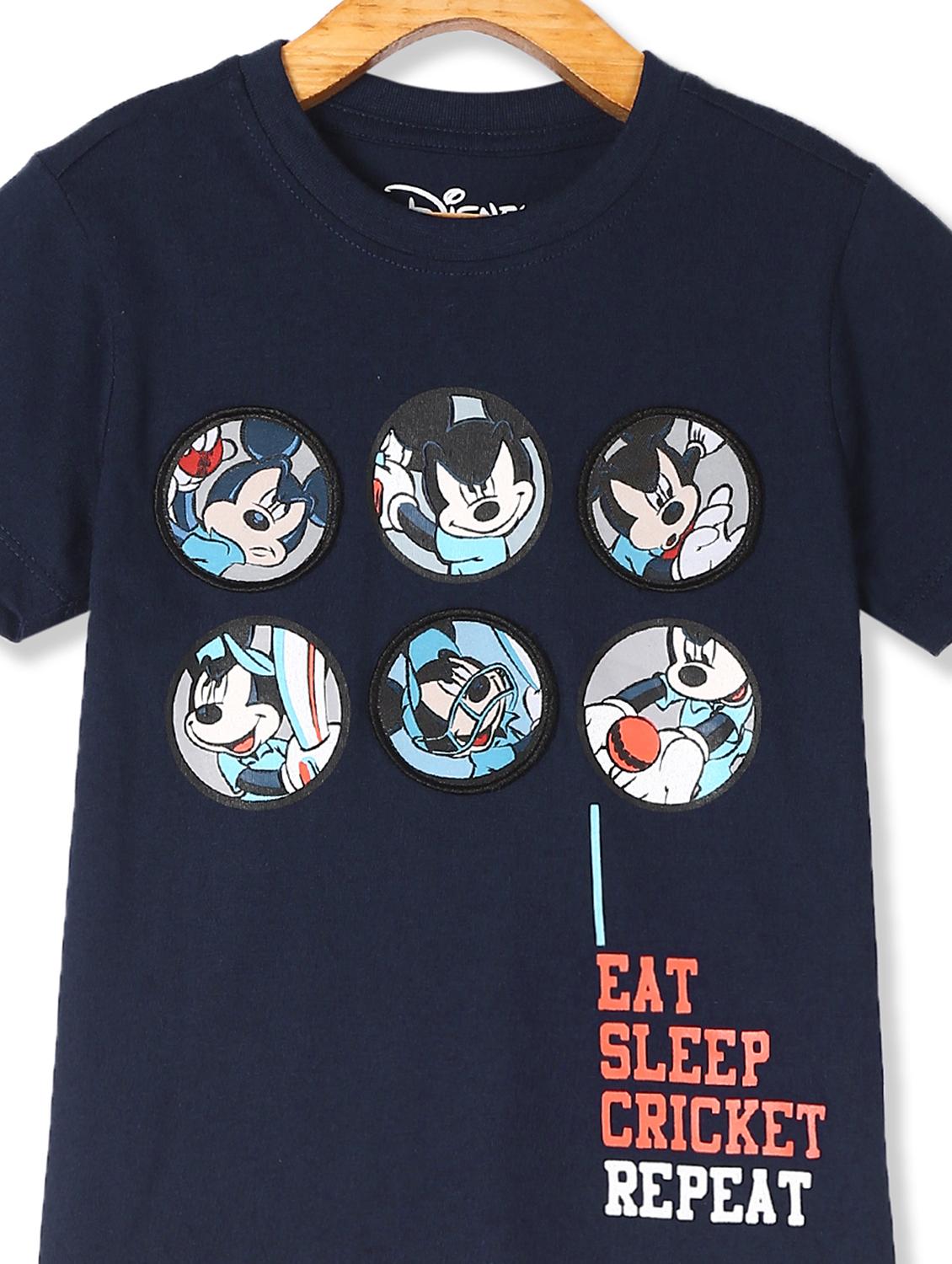 round neck printed t-shirt - 17934795 - Zoom Image - 3