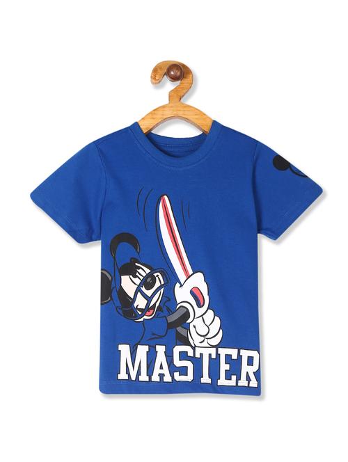 round neck printed t-shirt - 17934796 - Standard Image - 1