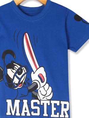 round neck printed t-shirt - 17934796 - Standard Image - 3