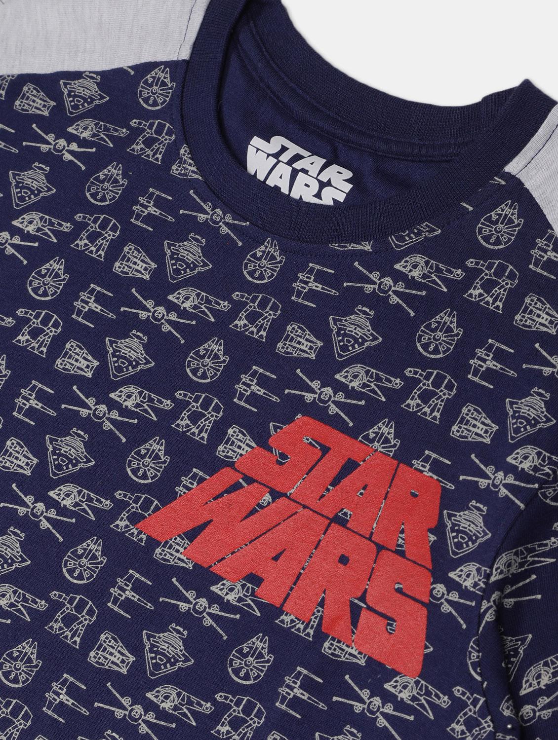 blue printed t-shirt - 17934965 - Zoom Image - 3