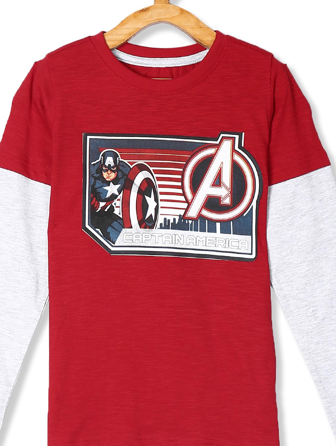 red printed t-shirt - 17935069 - Zoom Image - 3