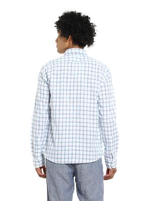 white checkered casual shirt - 17936444 - Standard Image - 3