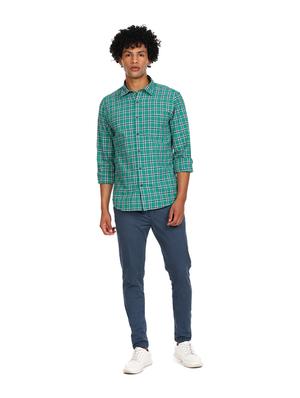 green checkered casual shirt - 17936456 - Standard Image - 4