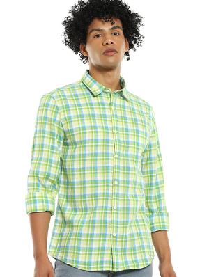 green checkered casual shirt - 17936724 - Standard Image - 2
