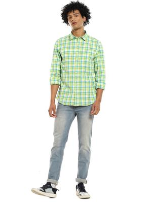 green checkered casual shirt - 17936724 - Standard Image - 4