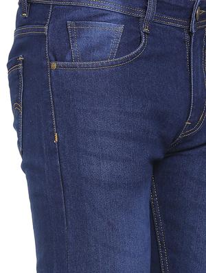 blue light washed denim jeans - 17937517 - Standard Image - 4