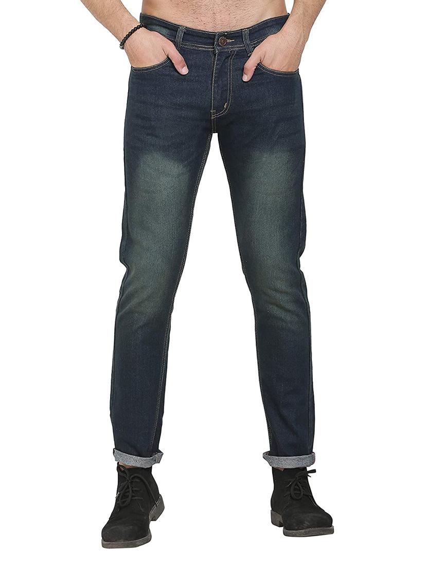 grey light washed denim jeans - 17937522 - Zoom Image - 1