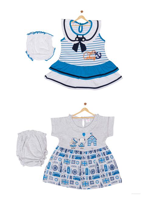 set of 2 printed frock - 17937620 - Standard Image - 1