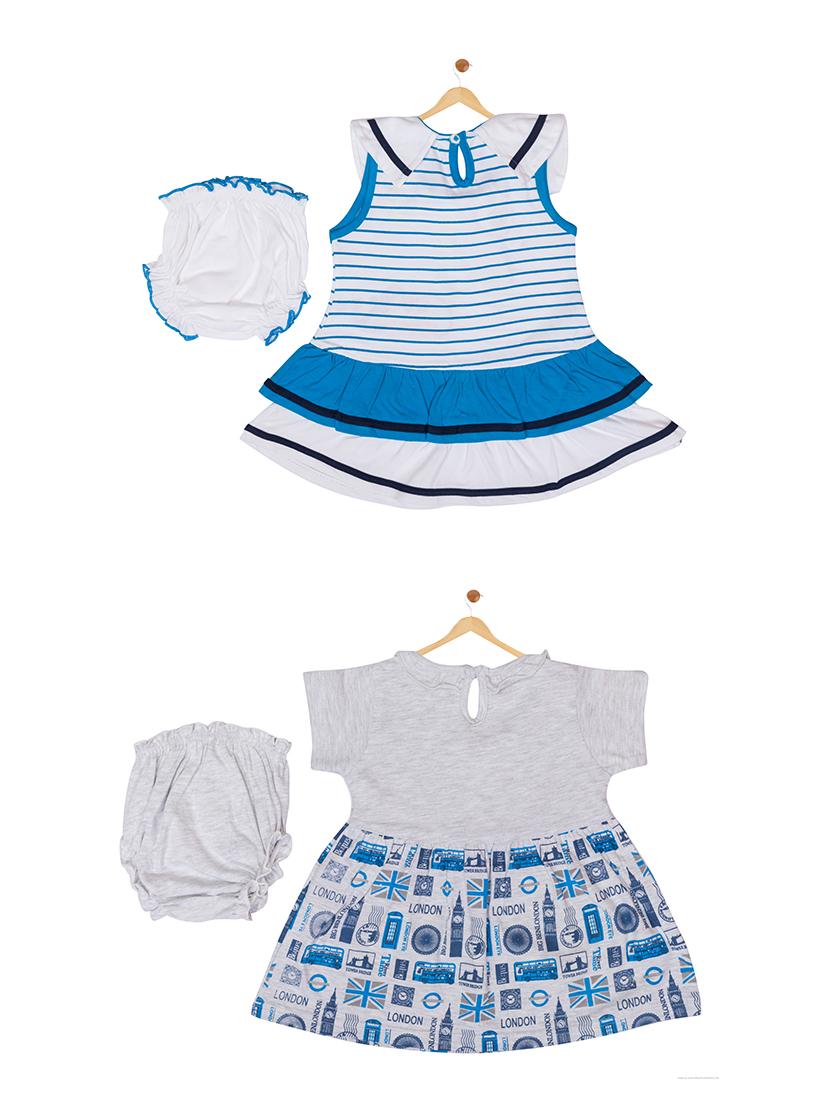 set of 2 printed frock - 17937620 - Zoom Image - 2
