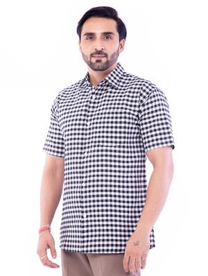 black checkered casual shirt - 17937644 - Standard Image - 2