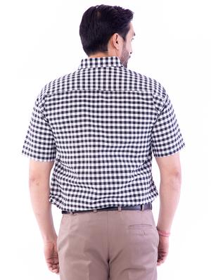 black checkered casual shirt - 17937644 - Standard Image - 3