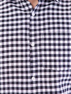 black checkered casual shirt - 17937644 - Standard Image - 5