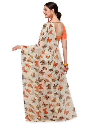 iris printed daily wear georgette saree - 17937697 - Standard Image - 4