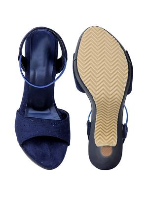 blue back strap sandal - 17937720 - Standard Image - 4