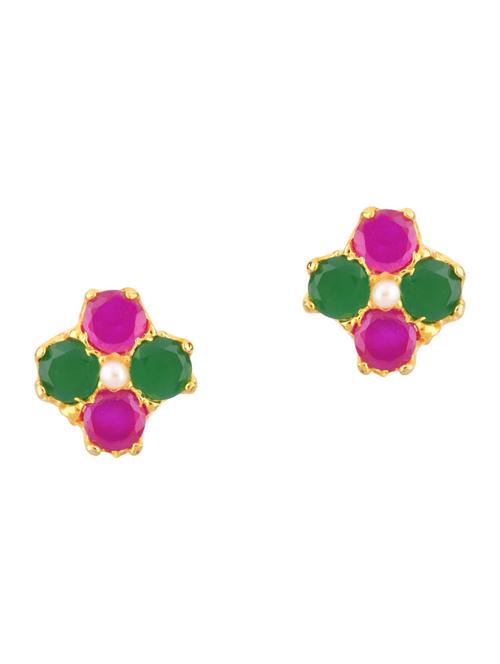multi colored metal studs earring - 17937802 - Standard Image - 1